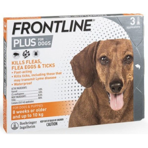 FRONTLINE Plus for Dogs 狗用殺蝨滴 (小型犬專用)